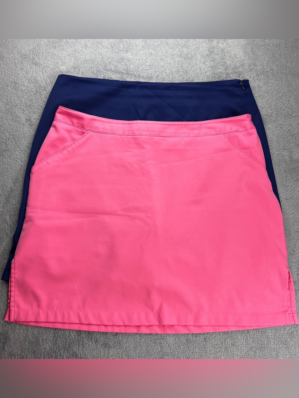 Lot Of 2 Coral Bay Golf Club Women’s Size 16 Skort UPF50 Blue Pink Performance